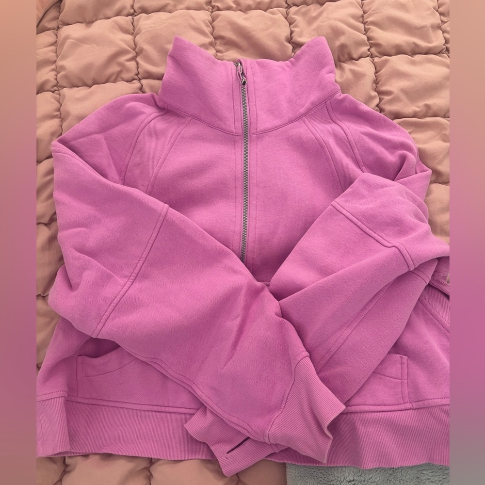 Lulu Scuba Oversized half-zip hoodie